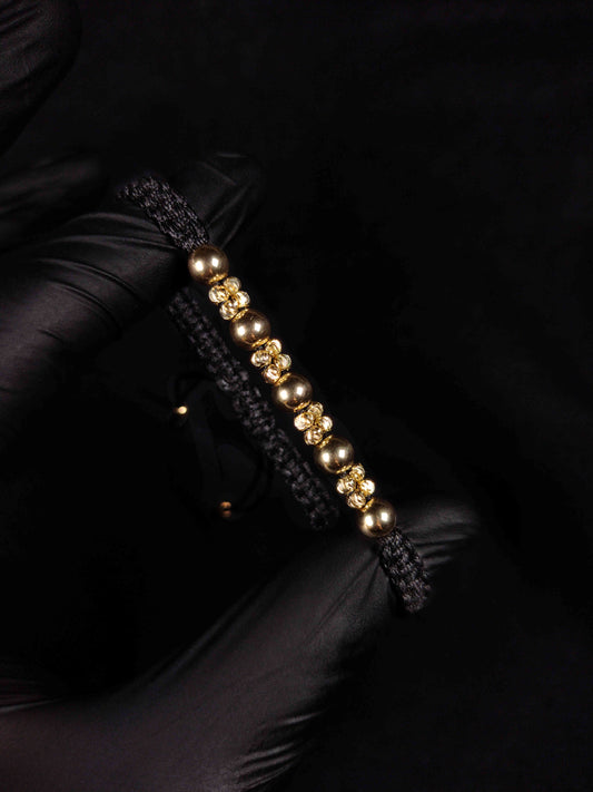 Pulsera tejida mosaicos