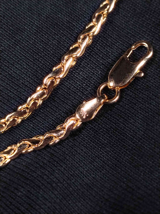 Cadena tejido gota enlazada 2,5mm