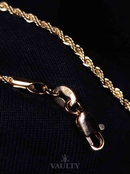 Cadena tejido lazo 2mm