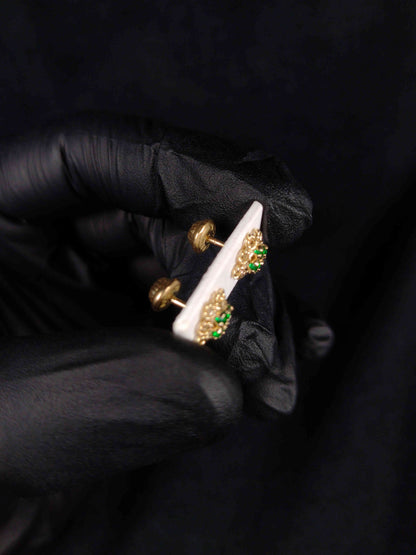 Topo trebol con circones